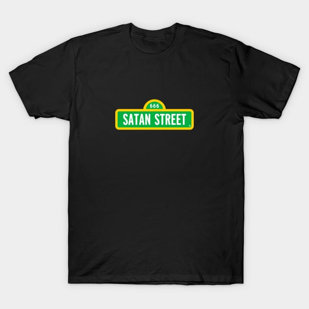 Satan Street T-Shirt by Assertive Shirts